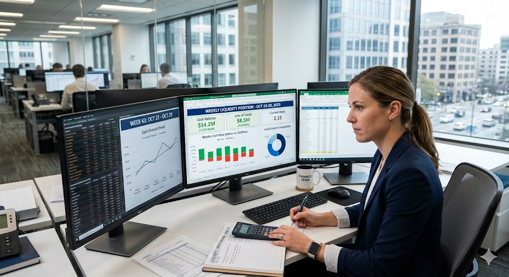 Monitor Weekly Liquidity Position