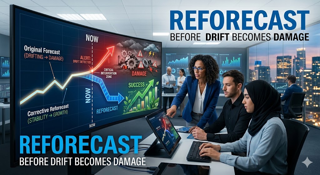 Reforecast Before Drift Becomes Damage