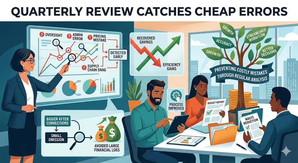 quarterly review checks